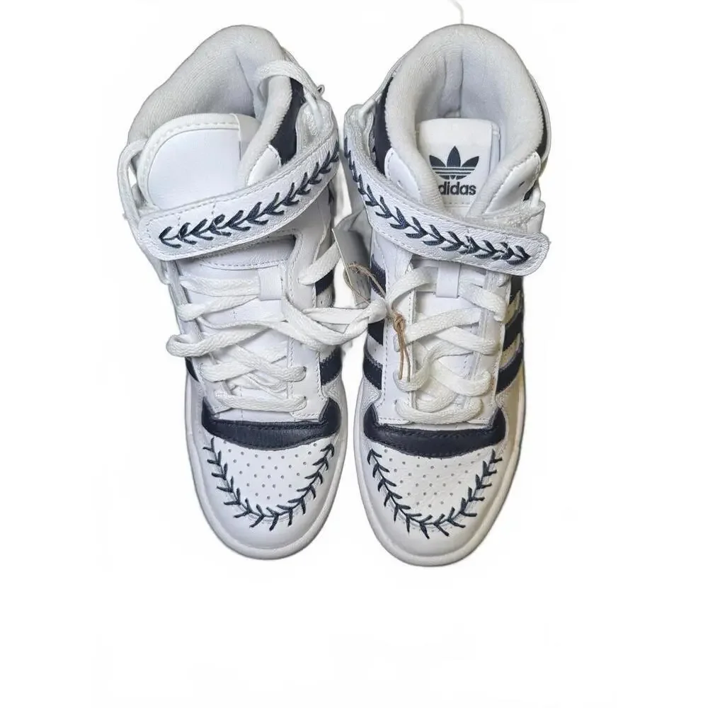 Adidas New Aaron Judge High-Top Sneakers White and Navy, size 5